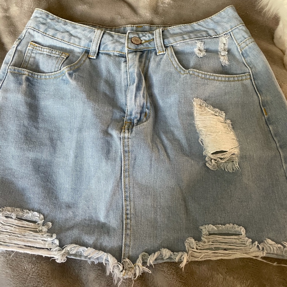 Denim skirt